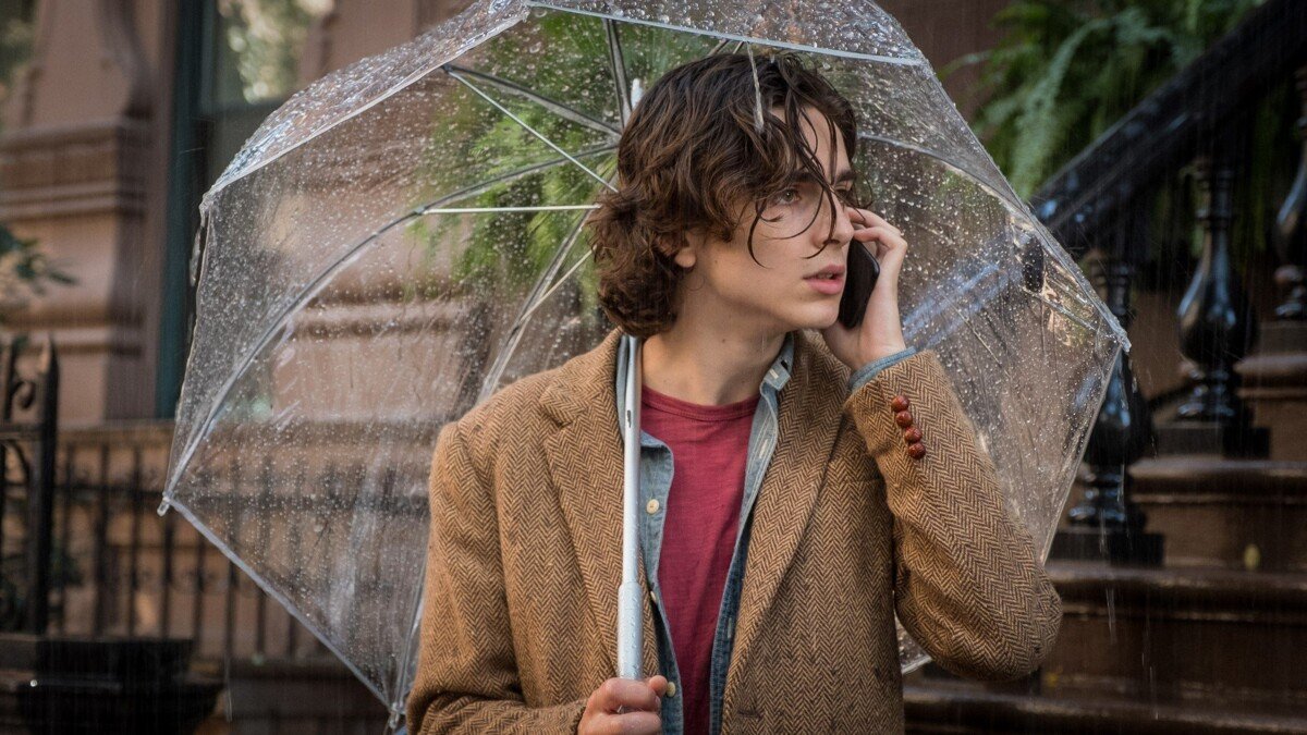 W deszczowy dzień w Nowym Jorku