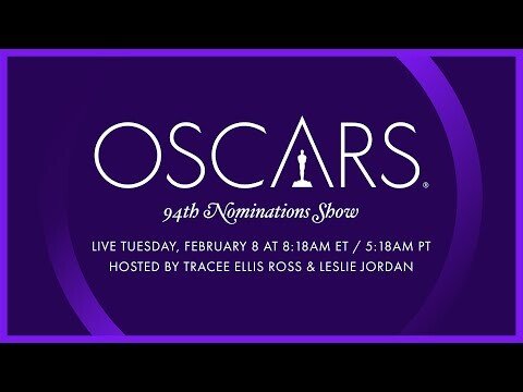 94th Oscars Nominations Show | Announced by Leslie Jordan and Tracee Ellis Ross