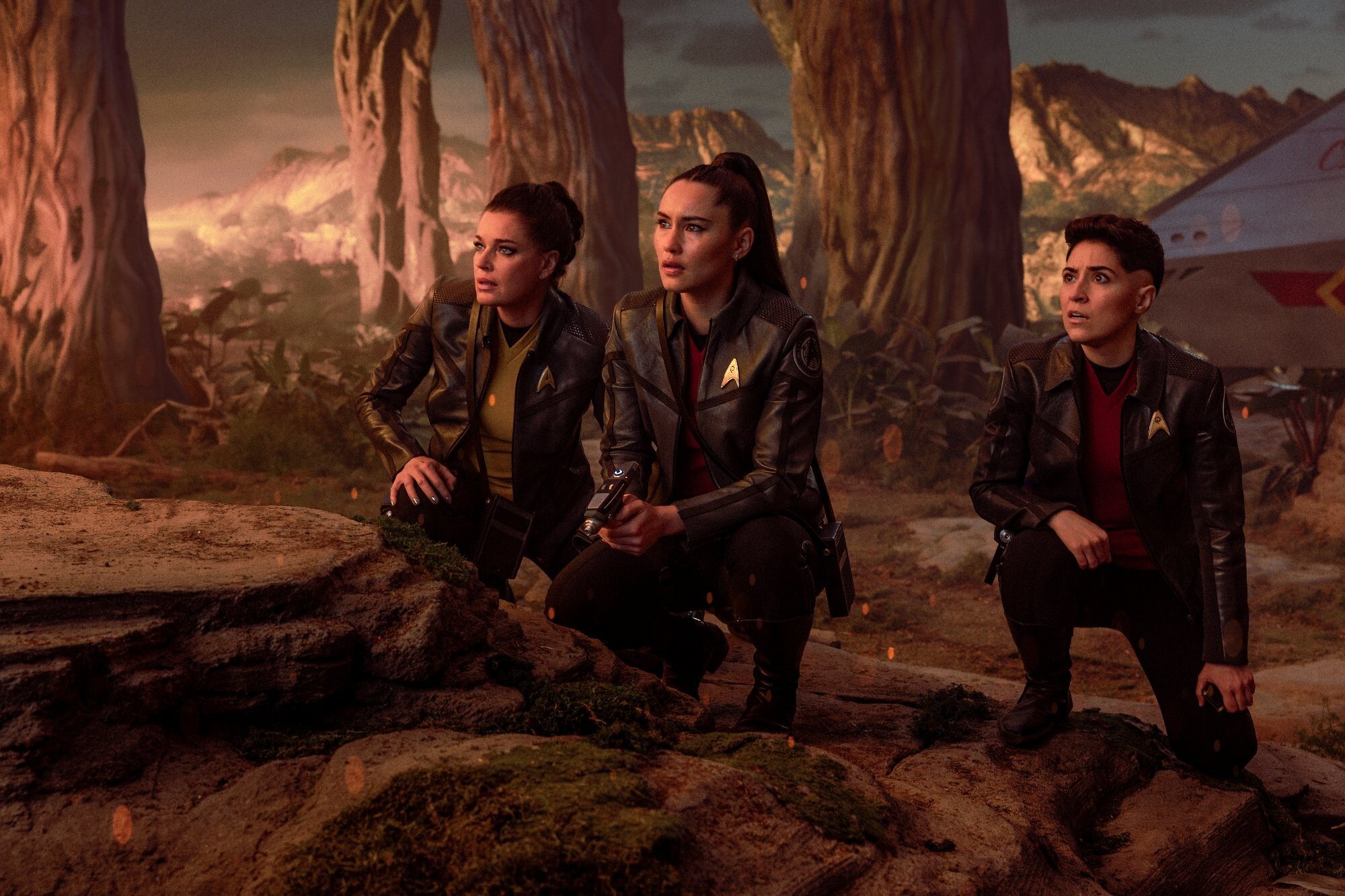 "Star Trek: Nieznane nowe światy" oraz "The Five Star Weekend" na zdjęciach od SkyShowtime