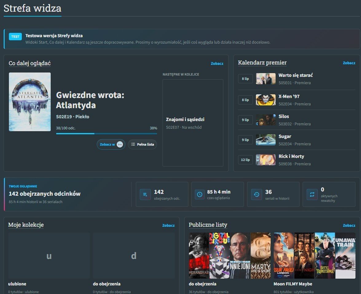 Strefa widza | Nowy pakiet funkcjonalności do śledzenia seriali już dostępny!