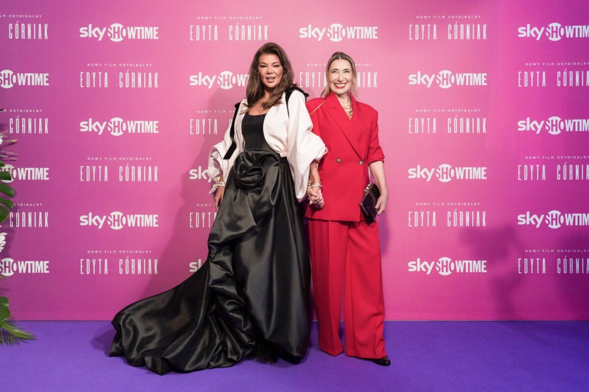 Edyta Górniak i Aleksandra Machnik na premierze nowego filmu dokumentalnego SkyShowtime