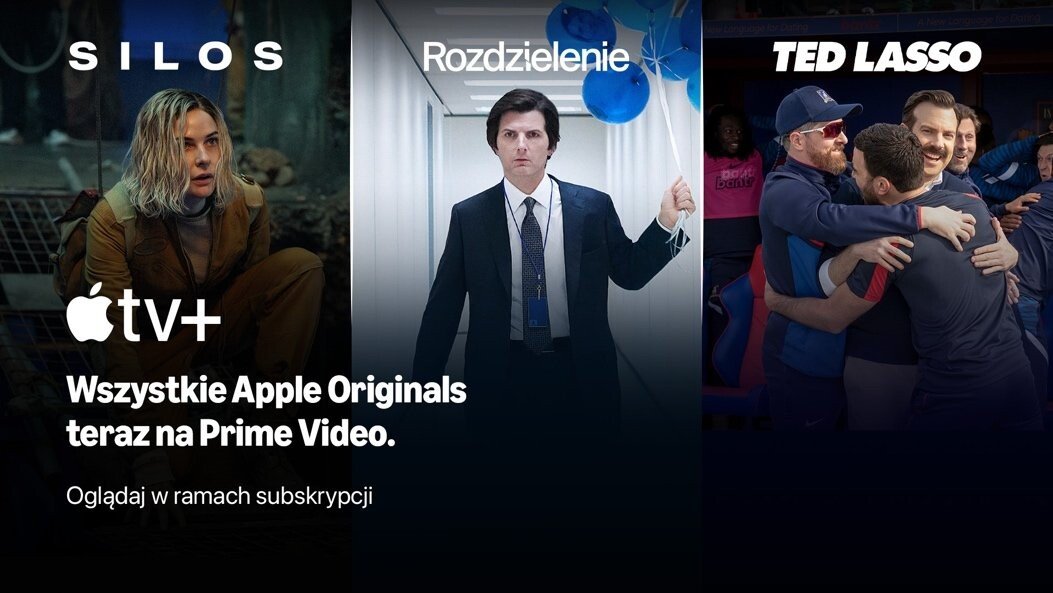 Prime Video udostępnia Apple TV+ w Polsce w ramach dodatkowej subskrypcji