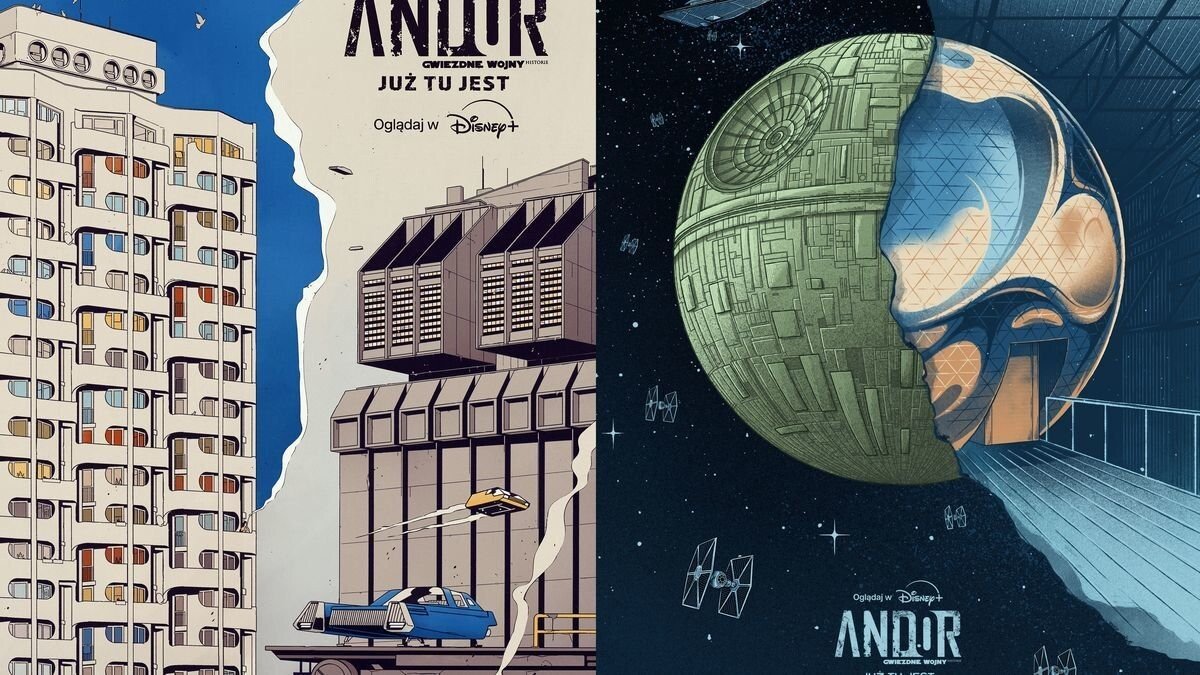 Disney+ we współpracy z polskimi artystami stworzył wyjątkowe murale - „Andor” łączy się z ikonami polskich miast