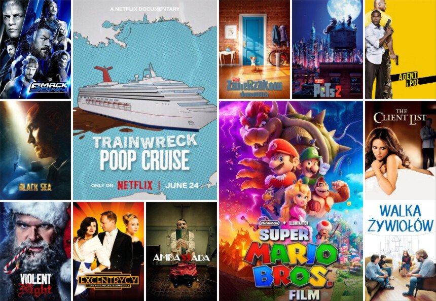 Co nowego w Netflix Polska! Super Mario Bros. Film i inne tytuły na liście! Kilka produkcji wkrótce opuści katalog platformy!