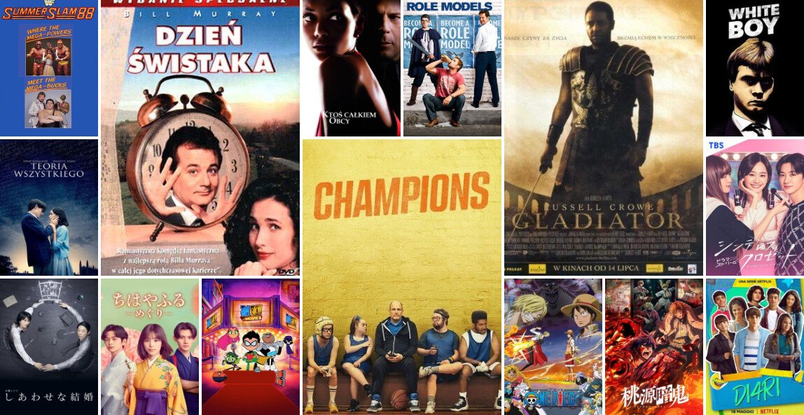 Niedziela w Netflix Polska – wśród nowości Champions, a wśród usuwanych tytułów Gladiator! Zobacz co dodano