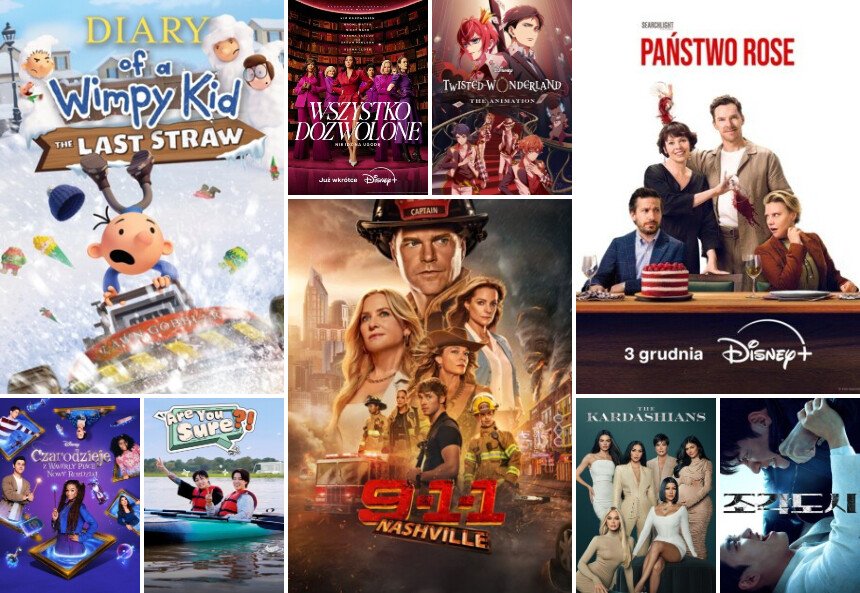 Nowości tygodnia w Disney+: startuje „9-1-1: Nashville”, a do tego nowy „Dziennik Cwaniaczka” i „Państwo Rose”