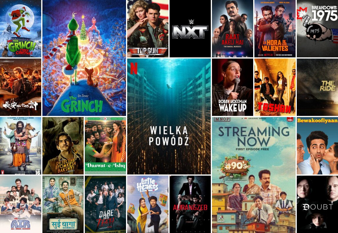 Top Gun i Wątpliwość w Netflix. Duża aktualizacja z falą produkcji indyjskich