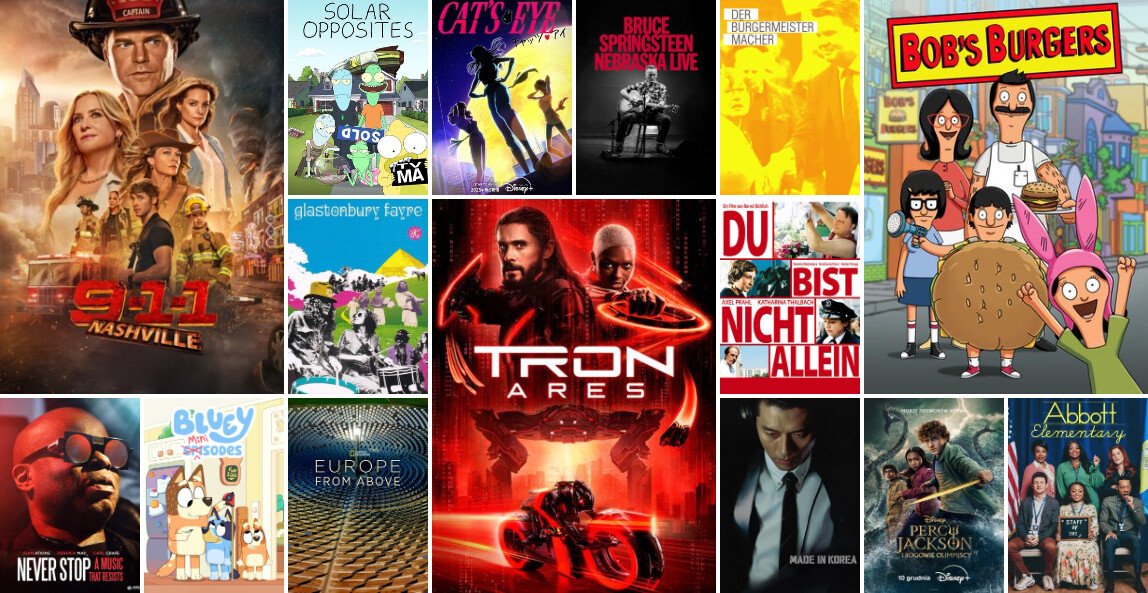 Disney+ dodaje „TRON: Ares” oraz nowe odcinki popularnych seriali – lista zmian w ofercie