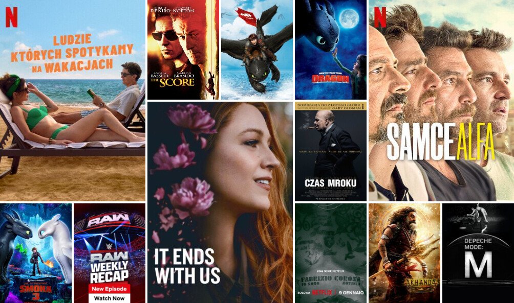 Piątkowa dostawa nowości w Netflix: „It Ends with Us”, nowe filmy z Indii i powrót Smoków
