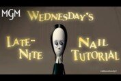THE ADDAMS FAMILY 2 | Wednesday’s Late Night Nail Tutorial | MGM Studios