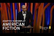 Cord Jefferson wins the Adapted Screenplay award for American Fiction | EE BAFTA Film Awards 2024