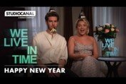 A Happy New Year message from Andrew Garfield and Florence Pugh