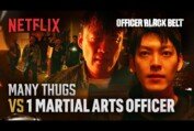 Kim Woo-bin is ambushed by a group of thugs | Officer Black Belt | Netflix [ENG SUB]