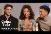 The Cast Reacts to Scenes from Culpa Tuya | Roll Playback | Prime Video