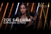 Zoe Saldaña wins Supporting Actress for her role in Emilia Pérez as Rita | BAFTA Film Awards 2025