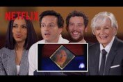 The Wake Up Dead Man Cast Try Benoit Blanc's Accent | Netflix