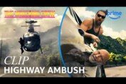 Jason Momoa & Dave Bautista vs. Highway Ambush | The Wrecking Crew | Clip | Prime Video