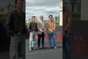 Swapping Ancient Greece for the rooftops of London, it’s Matt Damon, Tom Holland & Robert Pattinson.